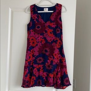 Julie Brown, multi color floral dress